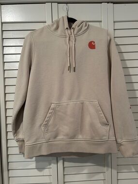Carhartt Women’s Cream Relax Fit Hoodie Size Large